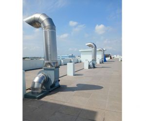 Ống gió hệ thống hút và xử lý bụi